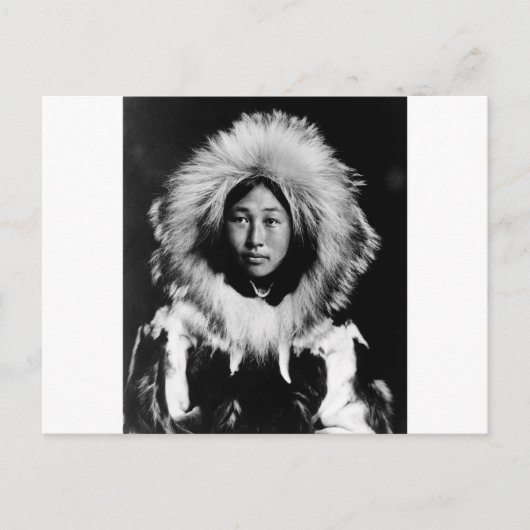 Obleka, een Eskimo-vrouw, 1907 Briefkaart (Voorkant)