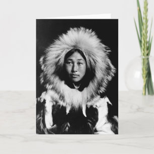 Obleka, een Eskimovrouw, 1907 Kaart