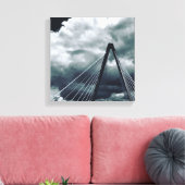 obligatiebrug van christopher canvas afdruk (Insitu (Woonkamer))