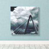 obligatiebrug van christopher canvas afdruk (Insitu (Houten vloer))