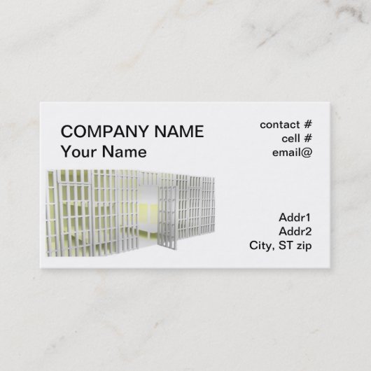 Obligaties Visitekaartje (Voorkant)