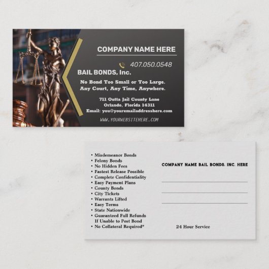 Obligaties Visitekaartjes (Voorkant / Achterkant)