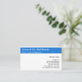 Obligaties Visitekaartjes Afsprakenkaartje (Staand voorkant)