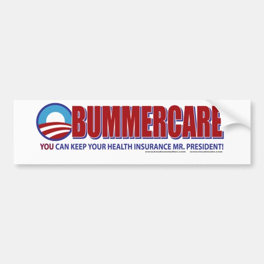Obligatiezorg Bumpersticker (Voorkant)