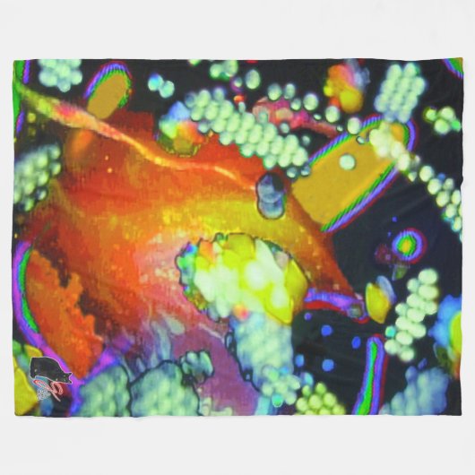 Oblivion Bliss Fleece Blanket Deken (Voorkant (Horizontaal))