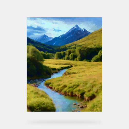 Oblivion, geboren uit Lethe Acryl Bord (Voorkant)