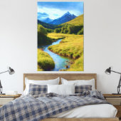 Oblivion, geboren uit Lethe Canvas Afdruk (Insitu (Slaapkamer))