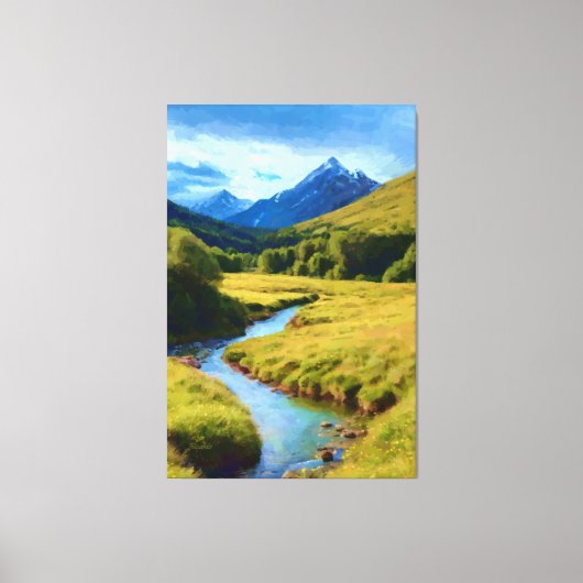 Oblivion, geboren uit Lethe Canvas Afdruk (Voorkant)