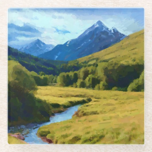 Oblivion, geboren uit Lethe Glazen Onderzetter (Voorkant)