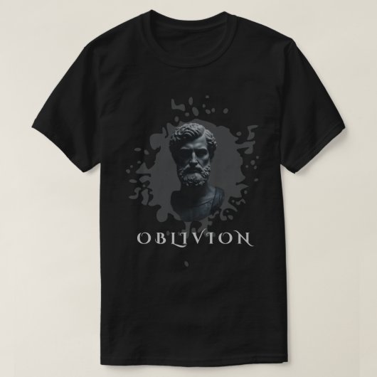 Oblivion Grieks Standbeeld T-Shirt | Donkere Acade (Design voorkant)