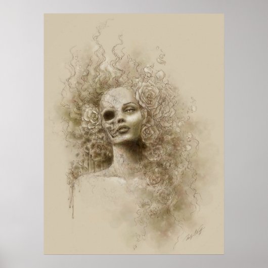 Oblivion Macabre Fantasy Art Poster (Voorkant)