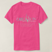Oblivion Sewing amp Alterations Dark Theme T-shirt (Design voorkant)