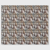 Oblong Summer Seashells, Summer Season Cadeaupapier (Vlak)