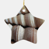 Oblong Summer Seashells, Summer Season Keramisch Ornament (Voorkant)