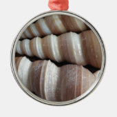 Oblong Summer Seashells, Summer Season Metalen Ornament (Voorkant)