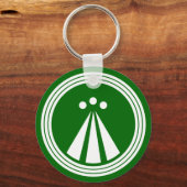 OBOD-symbool op zwart Sleutelhanger (Voorkant)