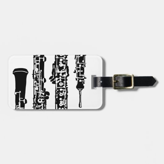 Oboe Bagagelabel (Voorkant horizontaal)