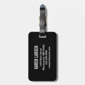 Oboe Bagagelabel (Achterkant verticaal)