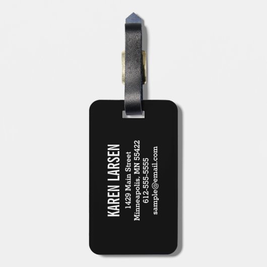 Oboe Bagagelabel (Achterkant verticaal)