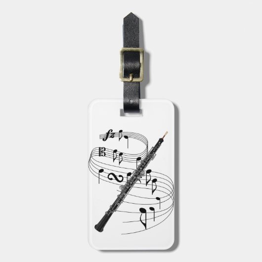 Oboe Bagagelabel (Voorkant verticaal)