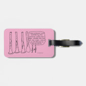 Oboe-beelden Bagagelabel (Achterkant horizontaal)