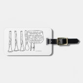 Oboe-beelden Bagagelabel (Voorkant horizontaal)