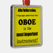 Oboe belangrijkste instrument metalen ornament (Rechts)