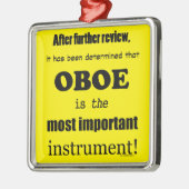 Oboe belangrijkste instrument metalen ornament (Links)