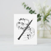 Oboe Briefkaart (Staand voorkant)