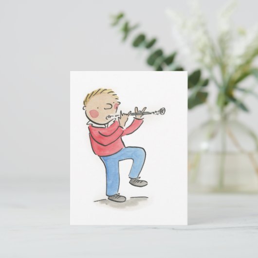 Oboe Briefkaart (Staand voorkant)
