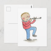 Oboe Briefkaart (Voorkant / Achterkant)