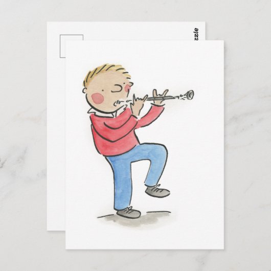 Oboe Briefkaart (Voorkant / Achterkant)