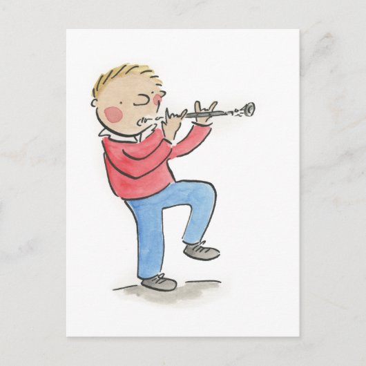 Oboe Briefkaart (Voorkant)