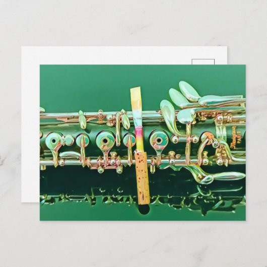 Oboe Briefkaart (Voorkant / Achterkant)