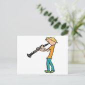 Oboe Briefkaart (Staand voorkant)