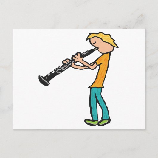 Oboe Briefkaart (Voorkant)