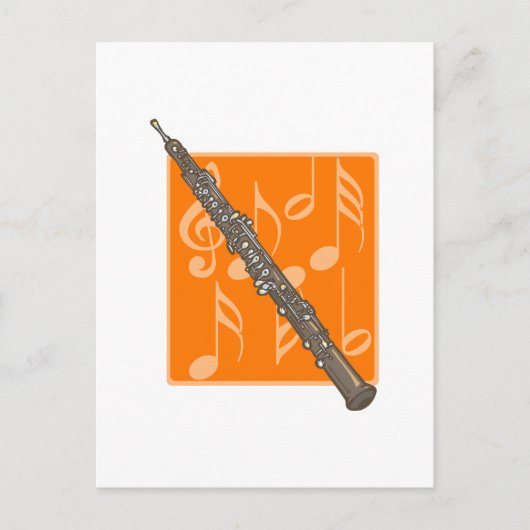 Oboe Briefkaart (Voorkant)