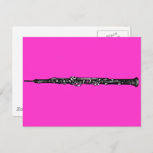 Oboe Briefkaart (Voorkant / Achterkant)
