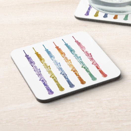 Oboe Crayons Drankjes Onderzetter (Linkerzijde)