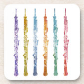Oboe Crayons Drankjes Onderzetter (Voorkant)