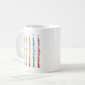 Oboe Crayons Koffiemok (Voorkant links)