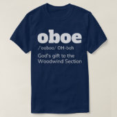Oboe Definition Oboe Player Gift 1 T-shirt (Design voorkant)