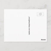 Oboe en olie briefkaart (Achterkant)