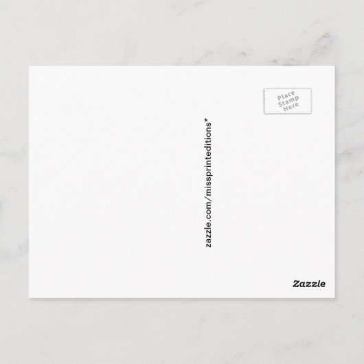 Oboe en olie briefkaart (Achterkant)