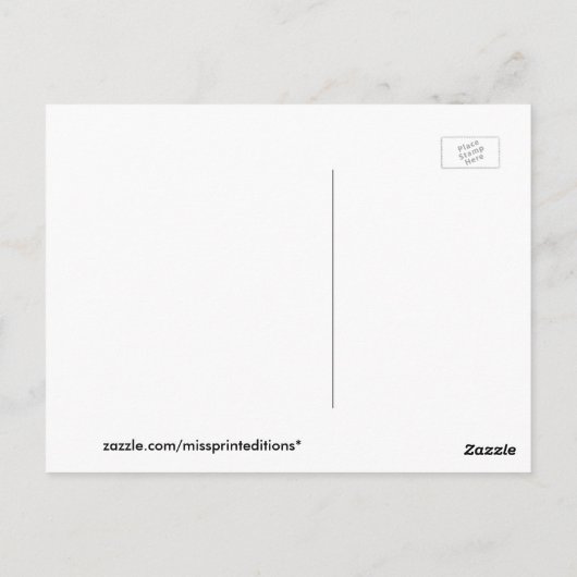 Oboe Forest Briefkaart (Achterkant)