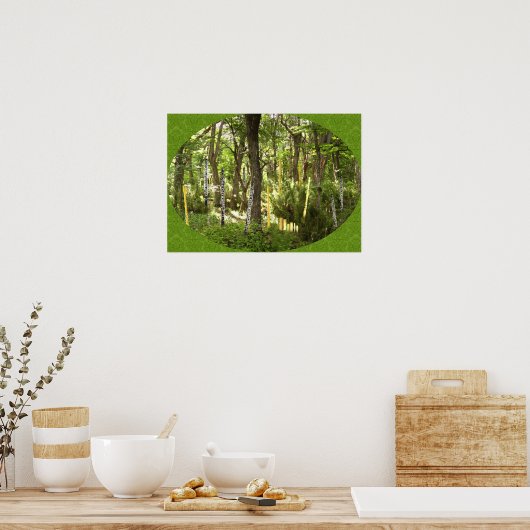 Oboe Forest Poster (Keuken)