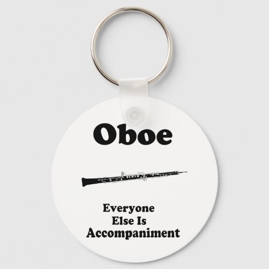 Oboe Gift Sleutelhanger (Voorkant)