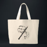 Oboe Grote Tote Bag<br><div class="desc">Muziekmakers vieren het! Ik kondig de wereld trots aan,  ik speel de Oboe!</div>