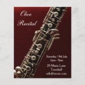 Oboe-houdwind instrument Overweging muziekprestati Flyer (Voorkant)