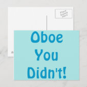 Oboe Je hebt geen Briefkaart gehad (Voorkant / Achterkant)